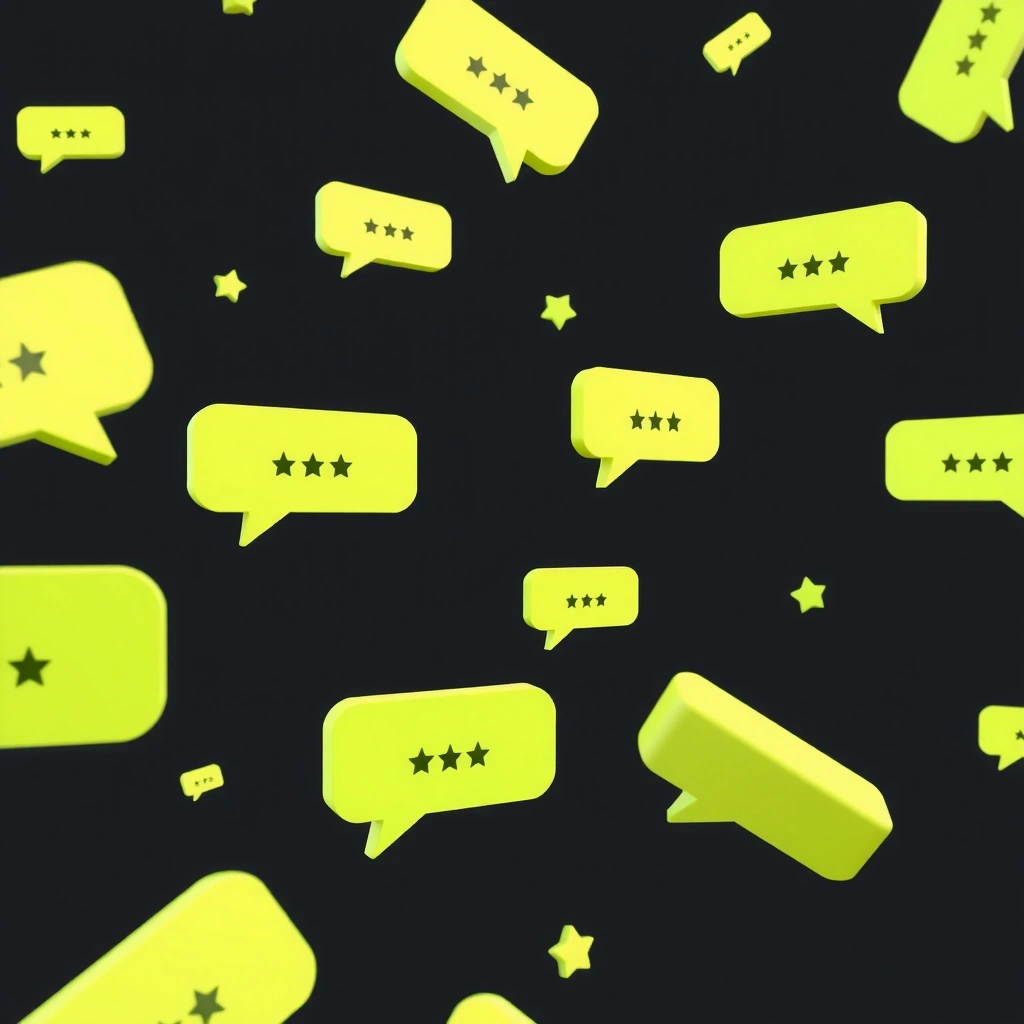 User testimonial visualization